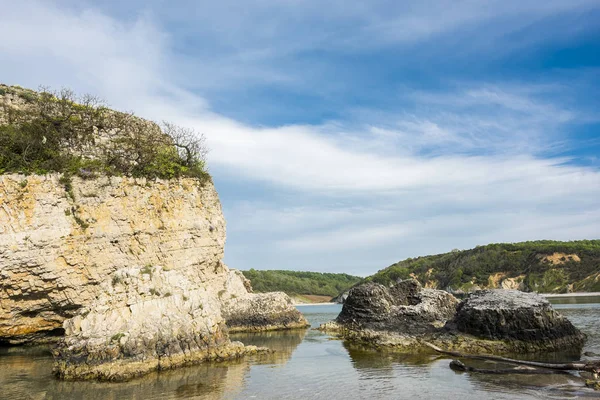 Hermoso Paisaje Natural Rocas Mar —  Fotos de Stock