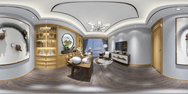 360 derece Vr modern çalışma ofisi