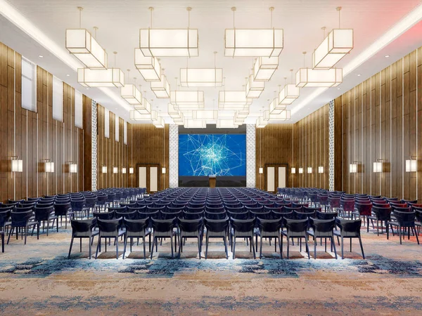 Rendering Della Sala Conferenze — Foto Stock