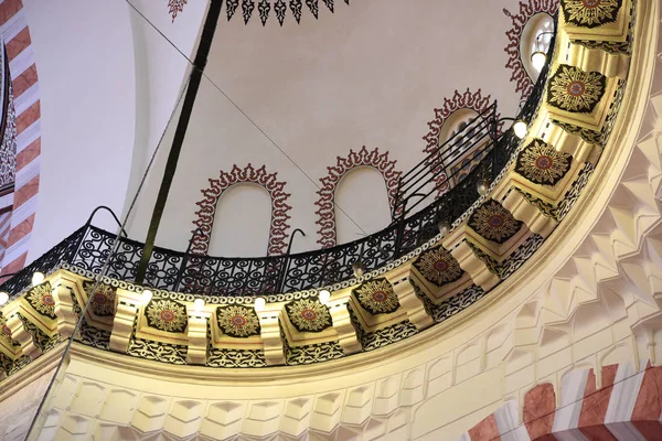 Suleymaniye Mosque Interior View Restoration Istanbul Turkey — Stock Photo, Image