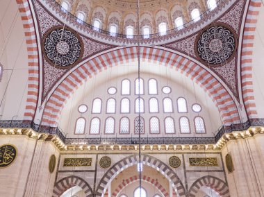 İstanbul Süleymaniye Camii'nde İslam sanatları