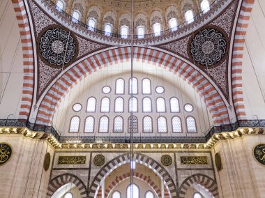 İstanbul Süleymaniye Camii'nde İslam sanatları