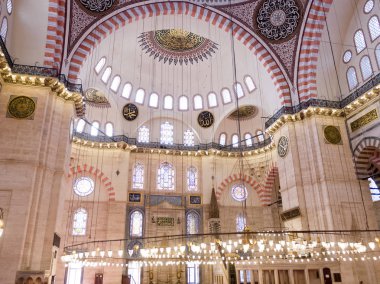 İstanbul Süleymaniye Camii'nde İslam sanatları