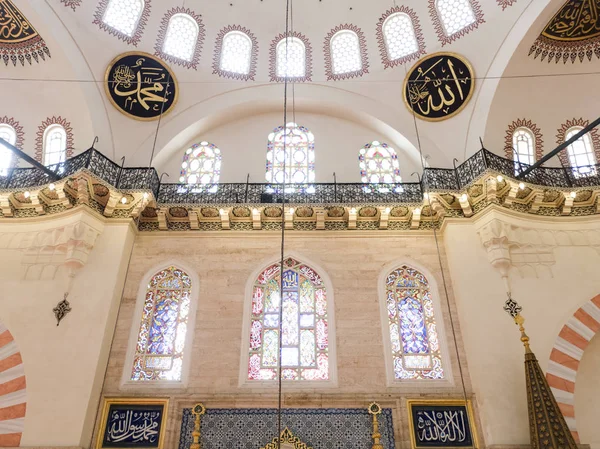 Arte Islamica Nella Moschea Suleymaniye Istanbul Turchia — Foto Stock