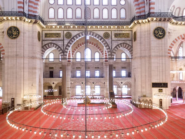 Seni Islam Masjid Suleymaniye Istanbul Turki — Stok Foto