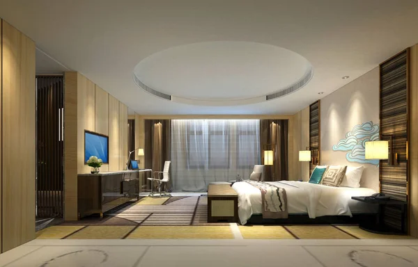 Darstellung Von Luxus Hotelzimmern — Stockfoto