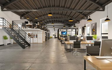 3D render çalışma office