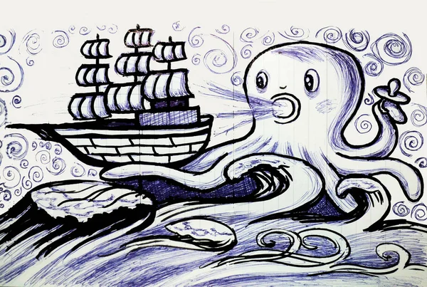 Calamar Geant Bateau Images Libres De Droit Photos De Calamar Geant Bateau Depositphotos