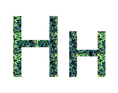 Yapraklardan Rusça ve Ukraynayazı, abc