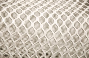 Beyaz ızgara. Beyaz arka plan