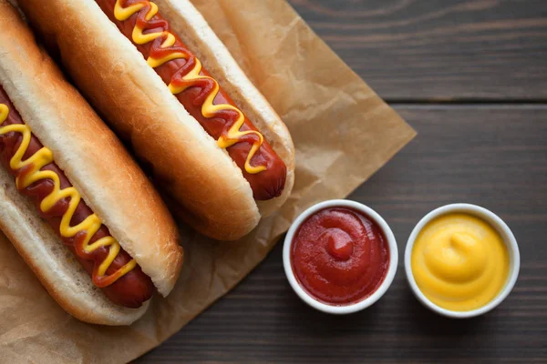 Sarı hardal sosisli Barbekü Izgara