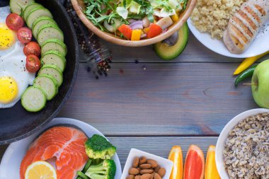 Bütün gün yemek seti.