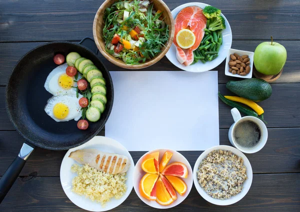 Bütün gün yemek seti.