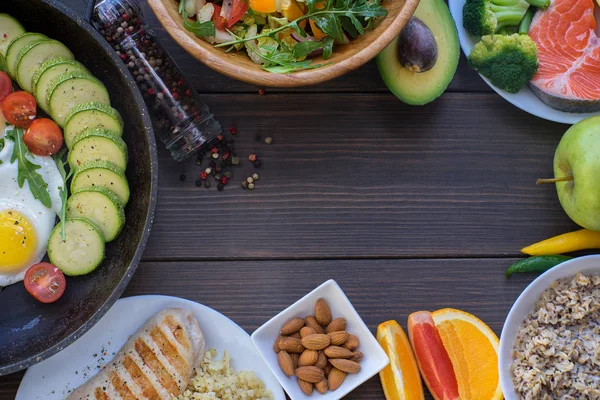 Bütün gün yemek seti. — Stok fotoğraf