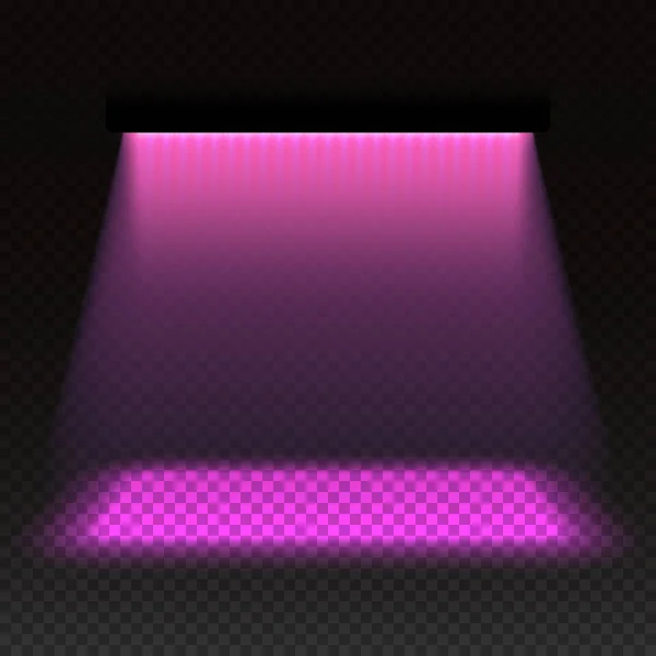 Illustration Vectorielle Effet Lumière Système Éclairage Plantes Diodes Électroluminescentes Led — Image vectorielle