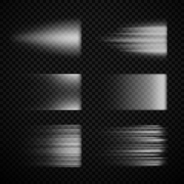 Hız satırı vektör şablonları, Hareket Bulanıklığı bir saydam arka plan, yüksek hız görsel temsili, süpersonik görüntü illüstrasyon izole etkileri