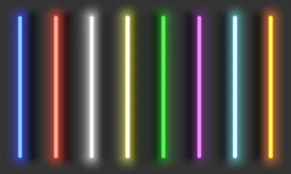 Gölgeler ile Neon ışık fırçaları