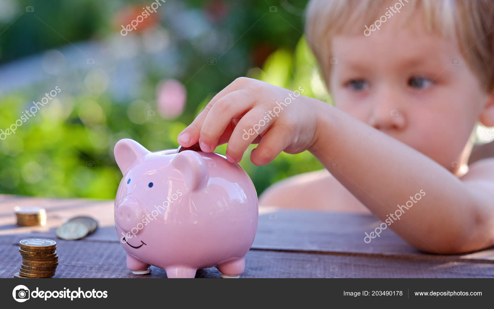 toddler boy piggy bank