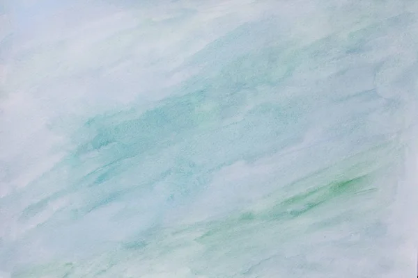 Soyut boyalı renkli suluboya arka plan - lignt mavi ve yeşil renkler
