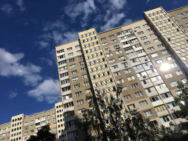 Sovyet dairesi binası. Doğu Avrupa, Kiev