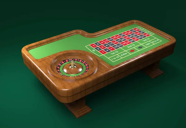 Escritorio Ruleta Renderizado — Foto de Stock