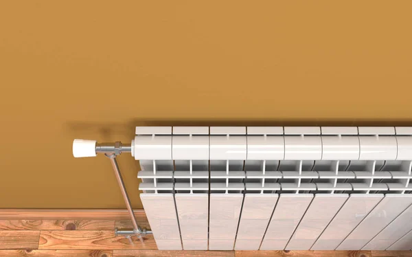 Радиатор Отопление Рендеринг — стоковое фото