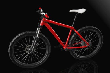 Bisiklet arka plan üzerinde. Bike.3D işleme.