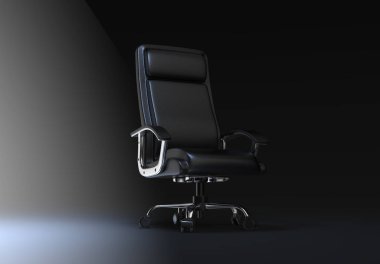 Ofis koltuğu. 3D render.