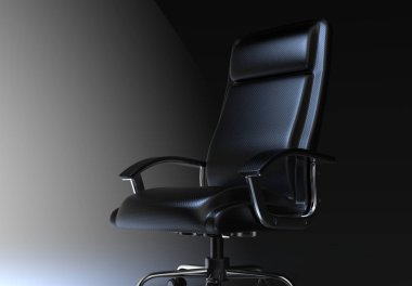 Ofis koltuğu. 3D render.