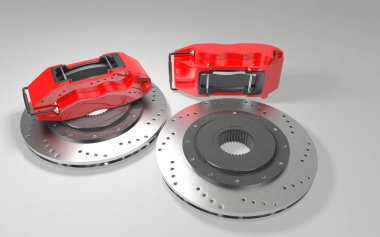 Disk frene background.3d işleme.