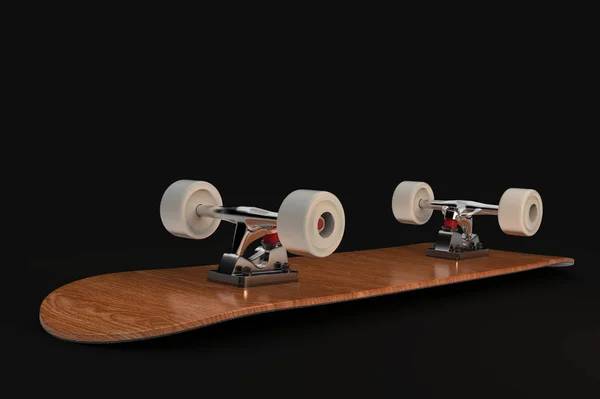 Skateboard Bakgrund Rendering — Stockfoto