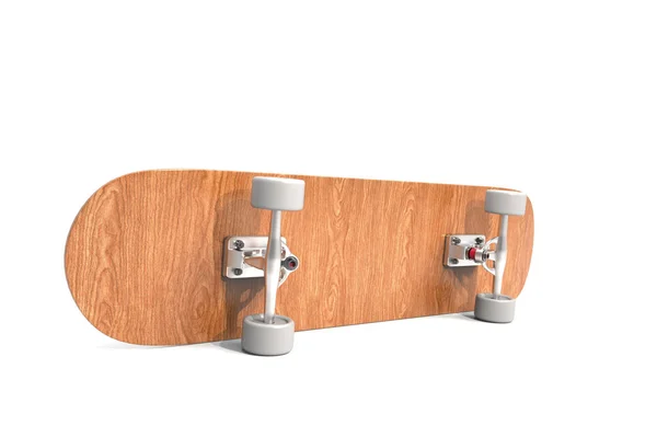 Skateboard på backgorund. 3D-rendering. — Stockfoto