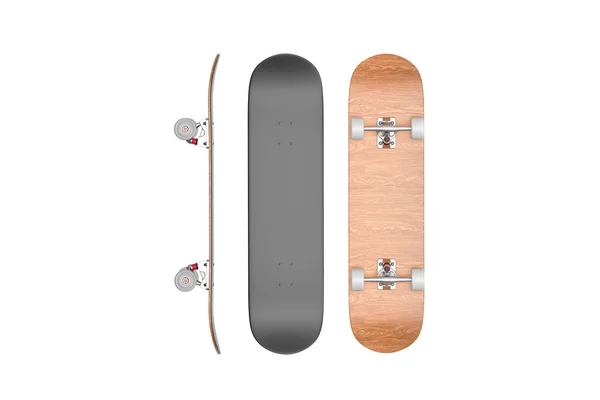 Skateboard. 3D-rendering. — Stockfoto