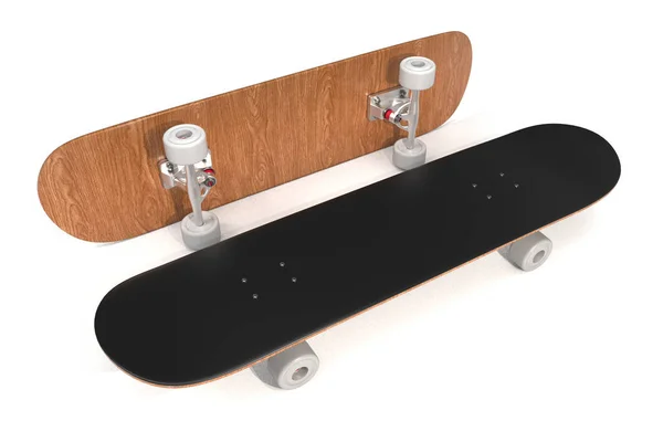 Skateboard. 3D-rendering. — Stockfoto