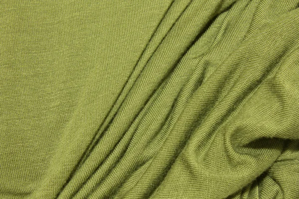 Zdjęcie Teksturowanej Zielonej Tkaniny — Zdjęcie stockowe