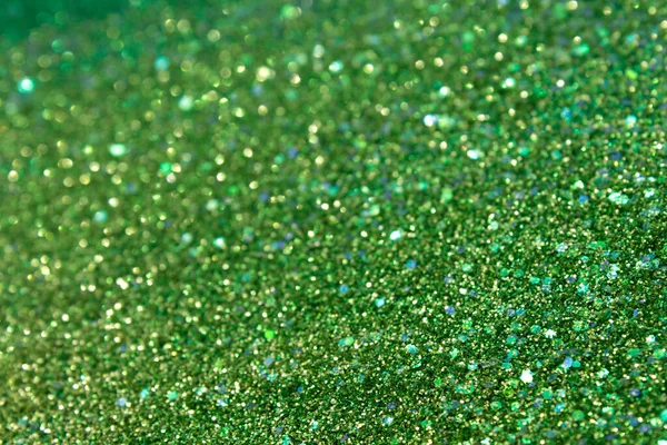 Зеленый Блеск Блестки Голографического Фона — стоковое фото