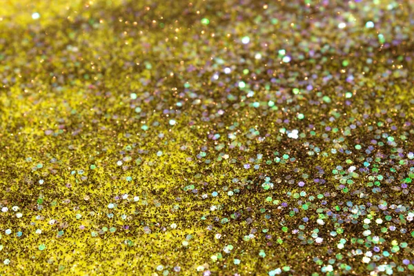 Brown and Yellow glitter and sequins background