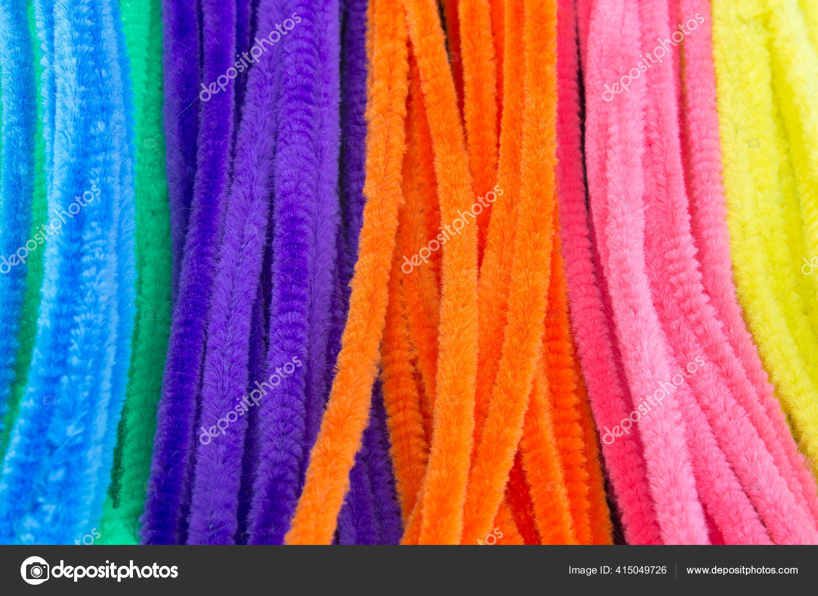 Pastel Colored Pipe Cleaners Stock Photo - Download Image Now -  Backgrounds, Blue, Bright - iStock