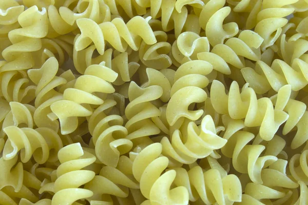 Dit Een Foto Van Ongekookte Rotini Pasta — Stockfoto
