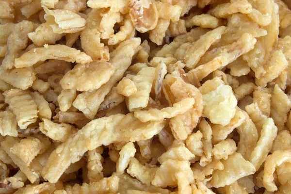 Ini Adalah Foto Closeup Bawang Goreng Renyah — Stok Foto