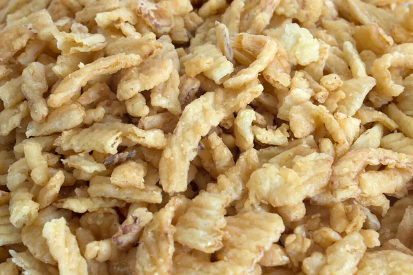 Ini Adalah Foto Closeup Bawang Goreng Renyah — Stok Foto