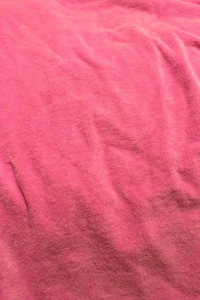 Ini Adalah Foto Closeup Dari Backgound Handuk Merah Muda — Stok Foto