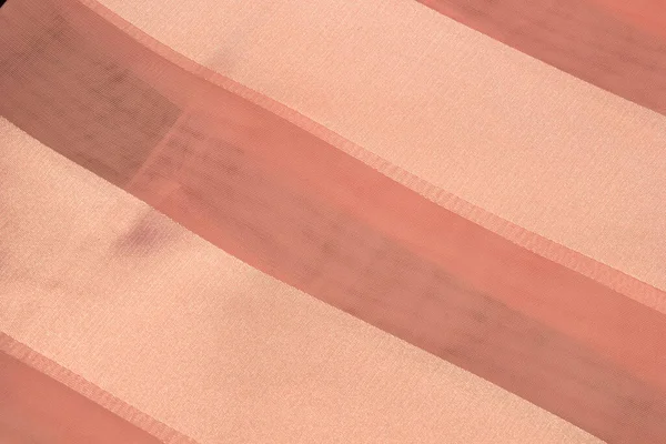 Toto Fotografie Šátku Růžové Pruhované Polyesterové Tkaniny Čirou Vložkou — Stock fotografie