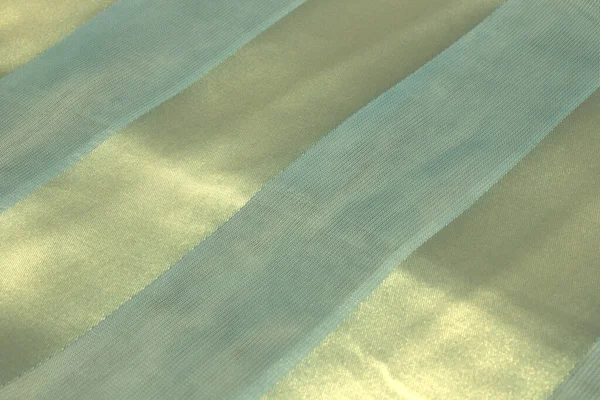 Dit Een Foto Van Een Blauwe Polyester Stoffen Sjaal Met — Stockfoto