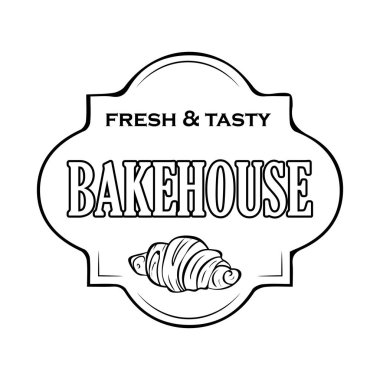 Tabela, logo veya ekmek ve tatlılar fırın dükkanı için ad