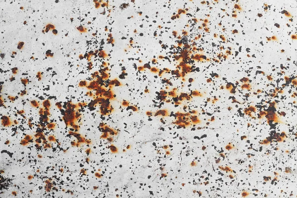 Old rusty white metal background