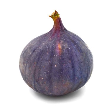 Taze incirler beyaz arka planda izole edilmiş, gölgeli