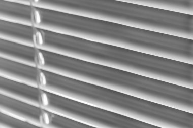 Beyaz külüstür. Yakın çekim, seçici odak, siyah beyaz fotoğraf