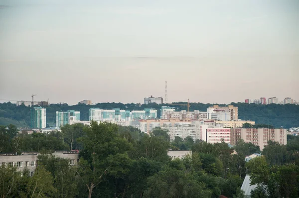 Paesaggio Urbano Una Città Vista Dall Alto — Foto Stock