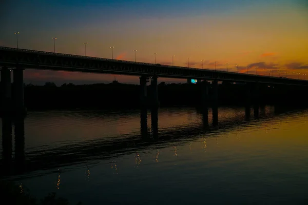 Stadtpromenade Abend Sommer — Stockfoto